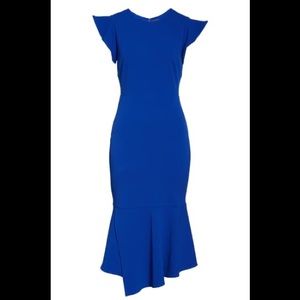 Flutter sleeve dress